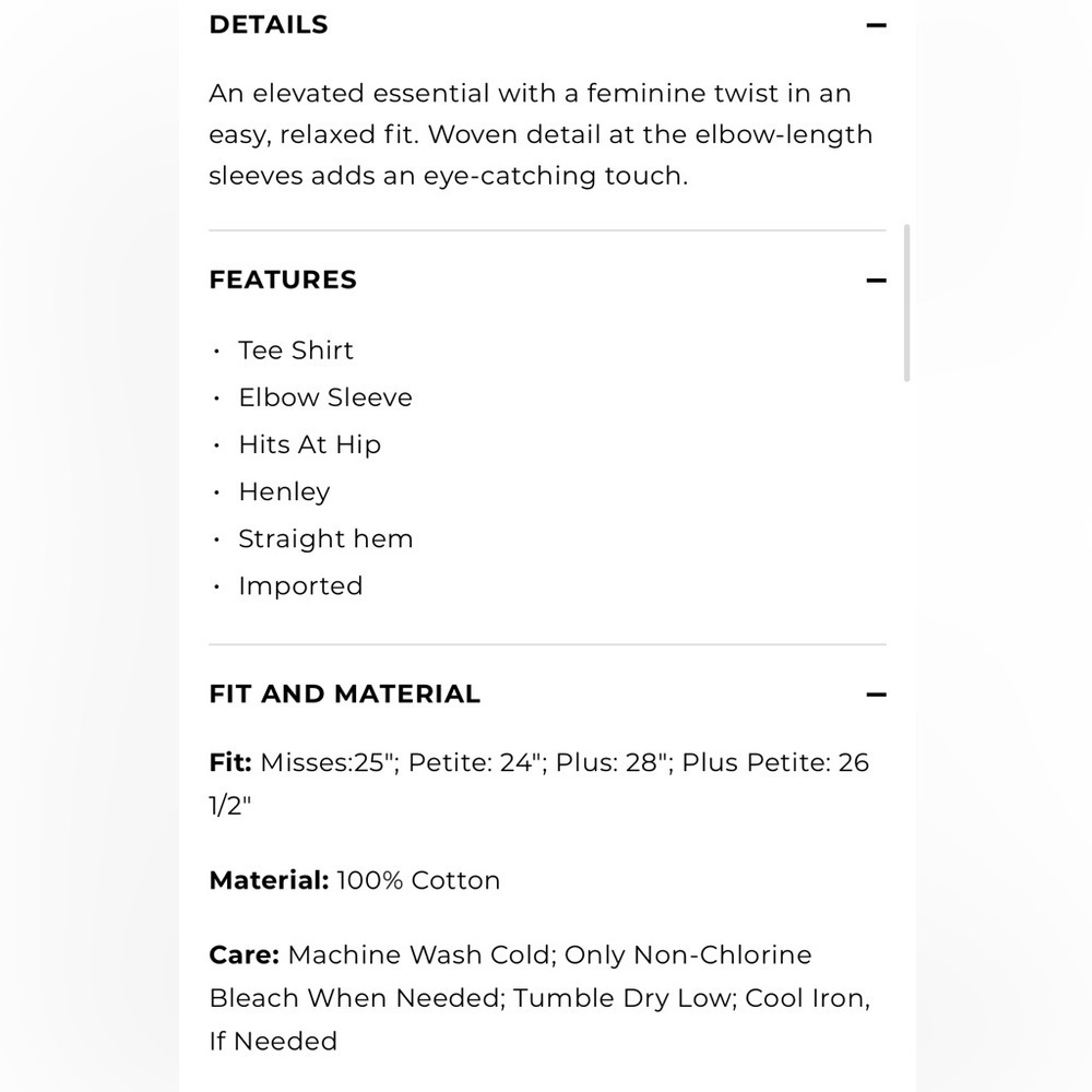 Talbots Green and White Striped Mixed Media Puff Sleeve Henley Blouse Sz XL - Picture 3 of 15